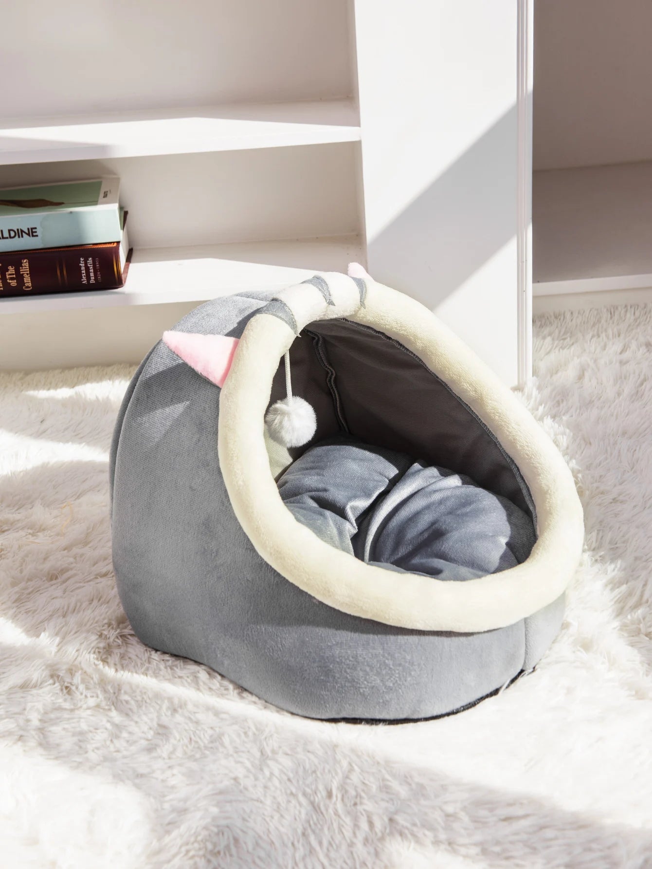 1PC Four Seasons Universal Semi-Closed Cute Comfortable Cat Nest Bed Warm Pet Nest