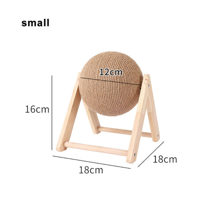 Scratching ball for cats