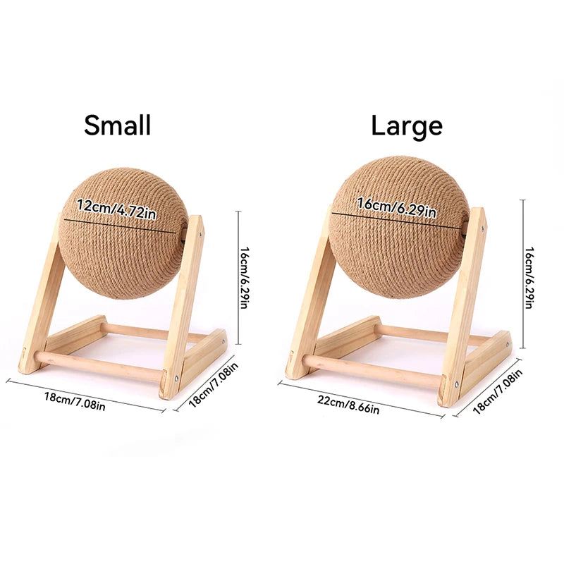 Scratching ball for cats
