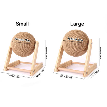 Scratching ball for cats