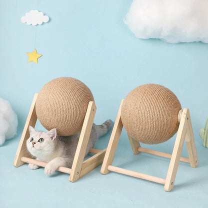 Scratching ball for cats