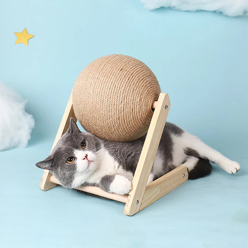 Scratching ball for cats