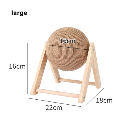 Scratching ball for cats
