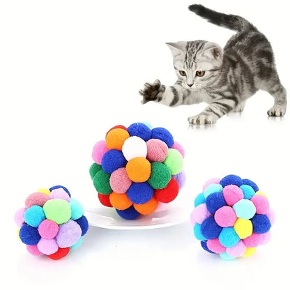 1/3 pcs Cat Toys Plush Ball for Cats