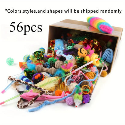 Mixed pack of 56/28/14 cat toys