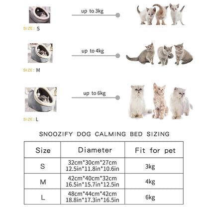 1PC Four Seasons Universal Semi-Closed Cute Comfortable Cat Nest Bed Warm Pet Nest