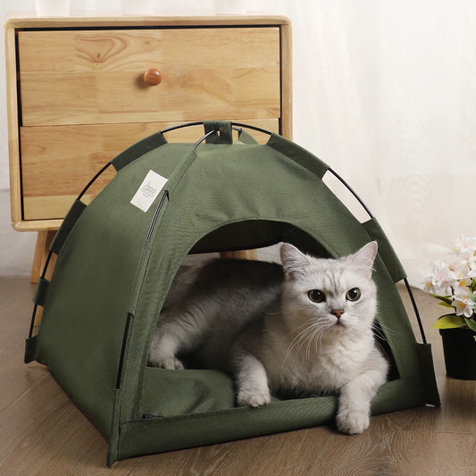 Pet beds, cat tents, home products.