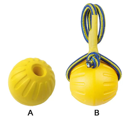 Indestructible rubber ball