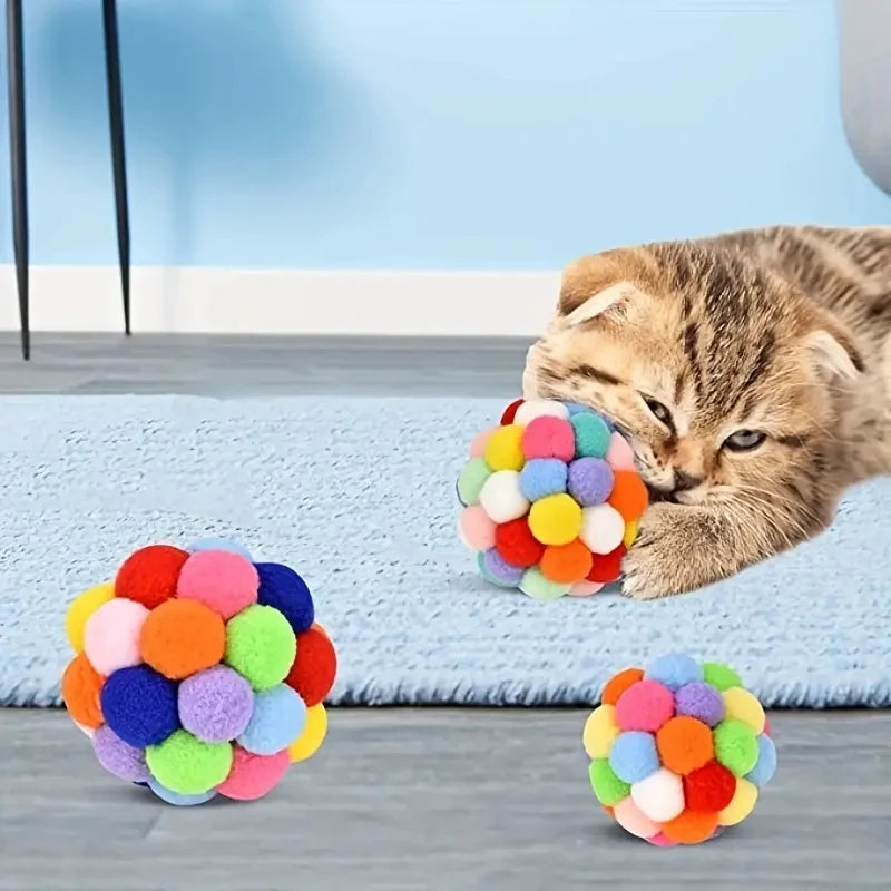 1/3 pcs Cat Toys Plush Ball for Cats