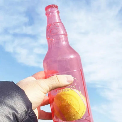 Beer bottle design chew toy