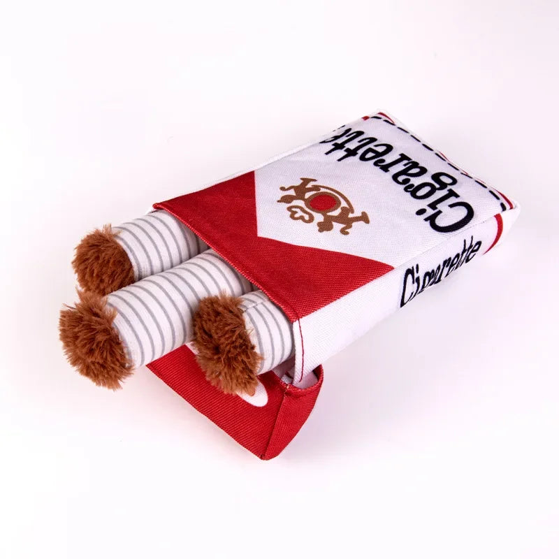 Creative cigarette design plush toys