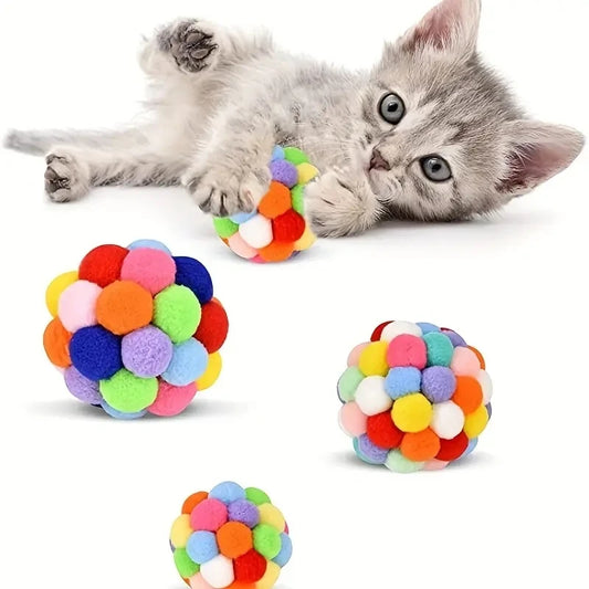 1/3 pcs Cat Toys Plush Ball for Cats