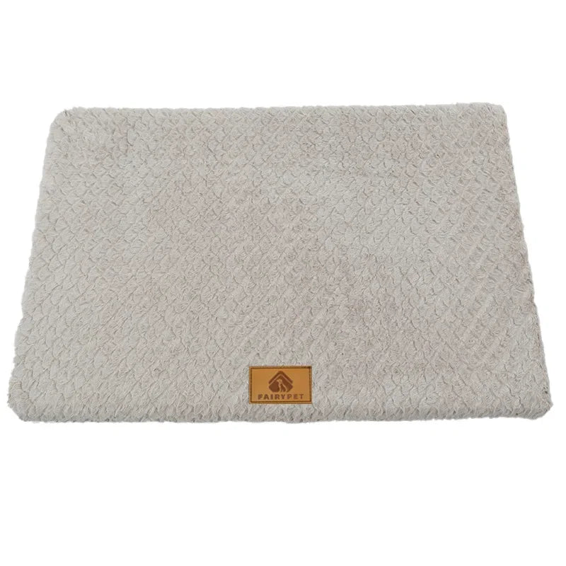 Foam Pet Bed, Removable and Washable Faux Fur, Waterproof Orthopedic Dog Bed,