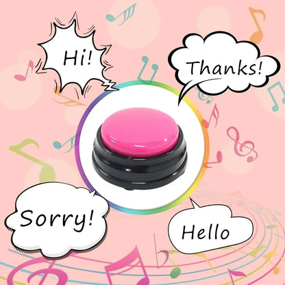 Dog Communication Buttons Voice Recording Button