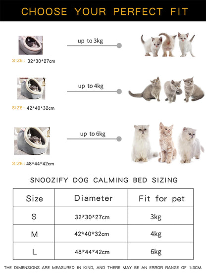 1PC Four Seasons Universal Semi-Closed Cute Comfortable Cat Nest Bed Warm Pet Nest