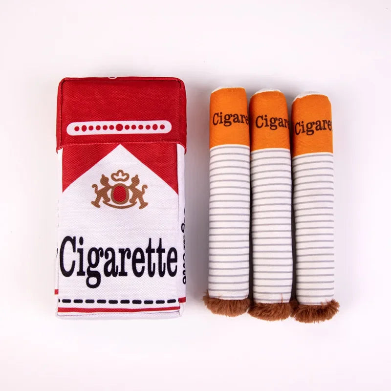 Creative cigarette design plush toys