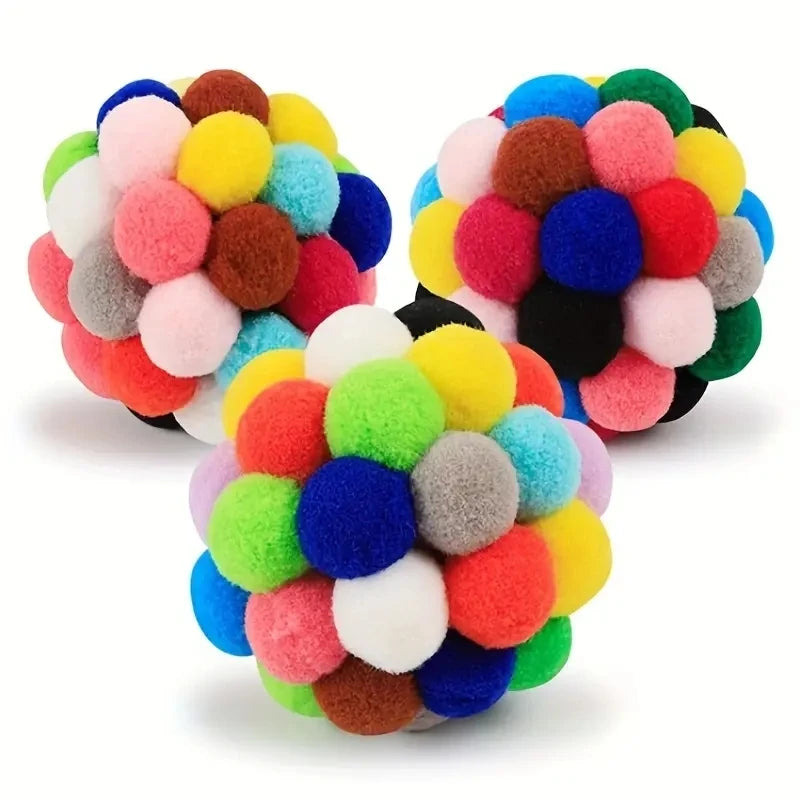 1/3 pcs Cat Toys Plush Ball for Cats