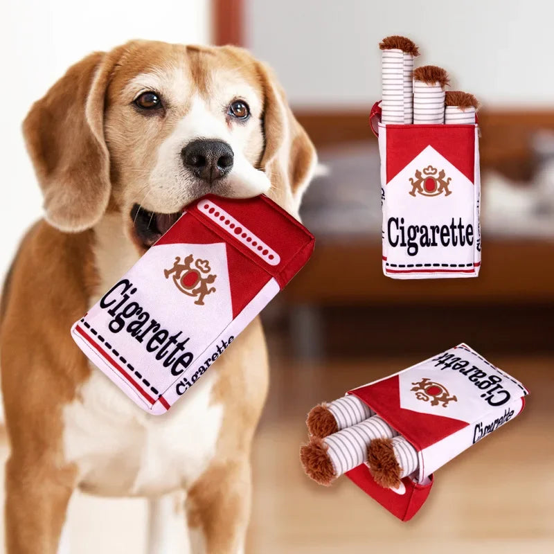 Creative cigarette design plush toys