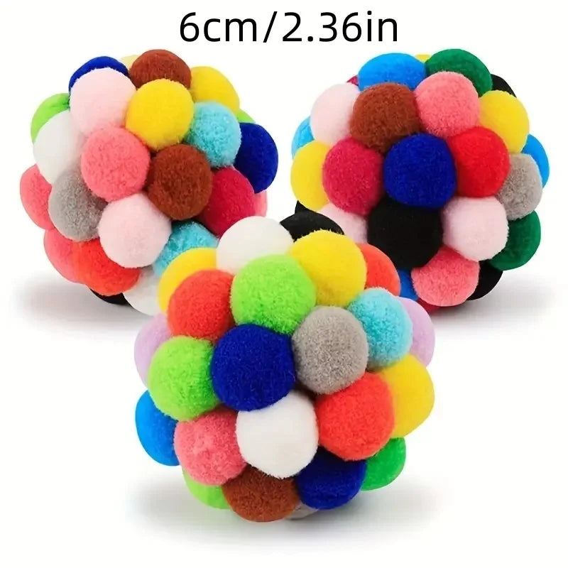 1/3 pcs Cat Toys Plush Ball for Cats