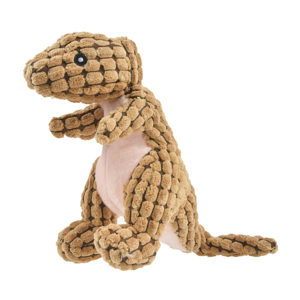 Dinosaur plush toys for dogs and cats