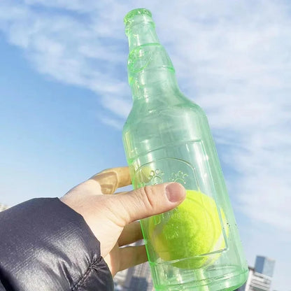 Beer bottle design chew toy