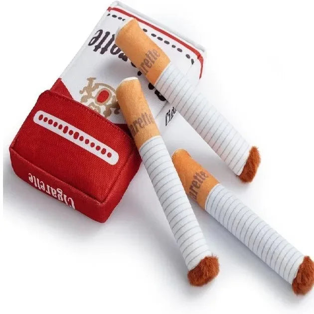 Creative cigarette design plush toys