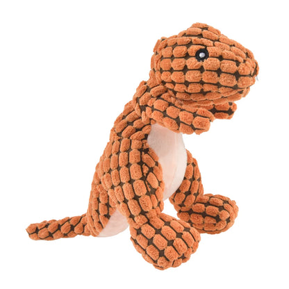 Dinosaur plush toys for dogs and cats