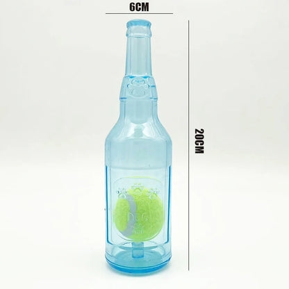 Beer bottle design chew toy