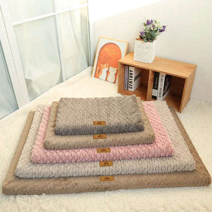 Foam Pet Bed, Removable and Washable Faux Fur, Waterproof Orthopedic Dog Bed,