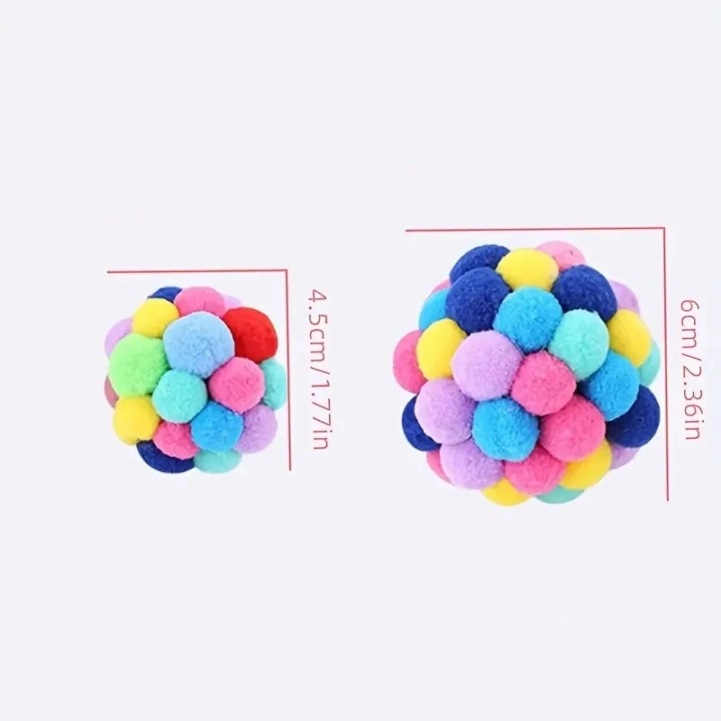 1/3 pcs Cat Toys Plush Ball for Cats