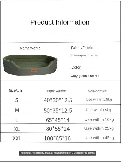 Dog pillows, pet beds, sofa beds, large dogs