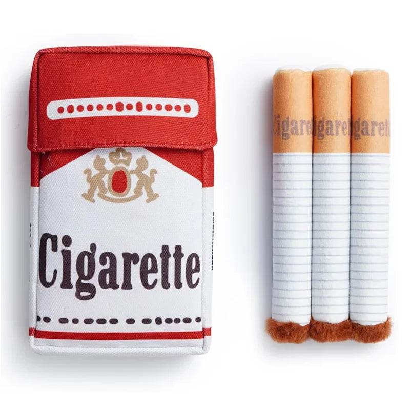 Creative cigarette design plush toys