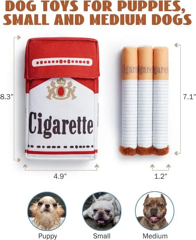 Creative cigarette design plush toys