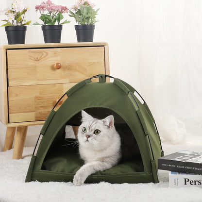 Pet beds, cat tents, home products.