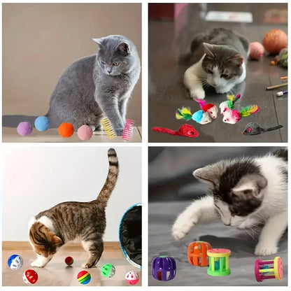 Mixed pack of 56/28/14 cat toys