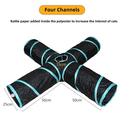 Play Tunnel Collapsible Cat Tunnel Cat Toy