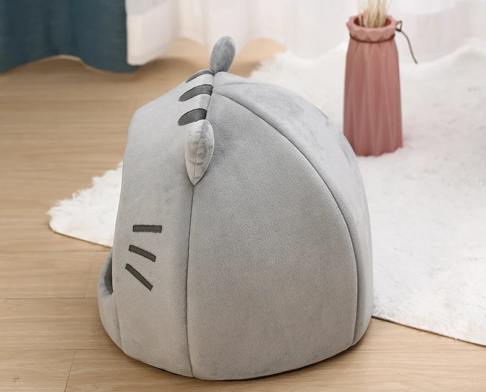 Super cat bed, warm house for pets.