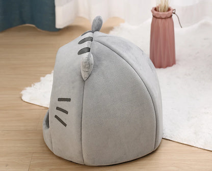 Super cat bed, warm house for pets.