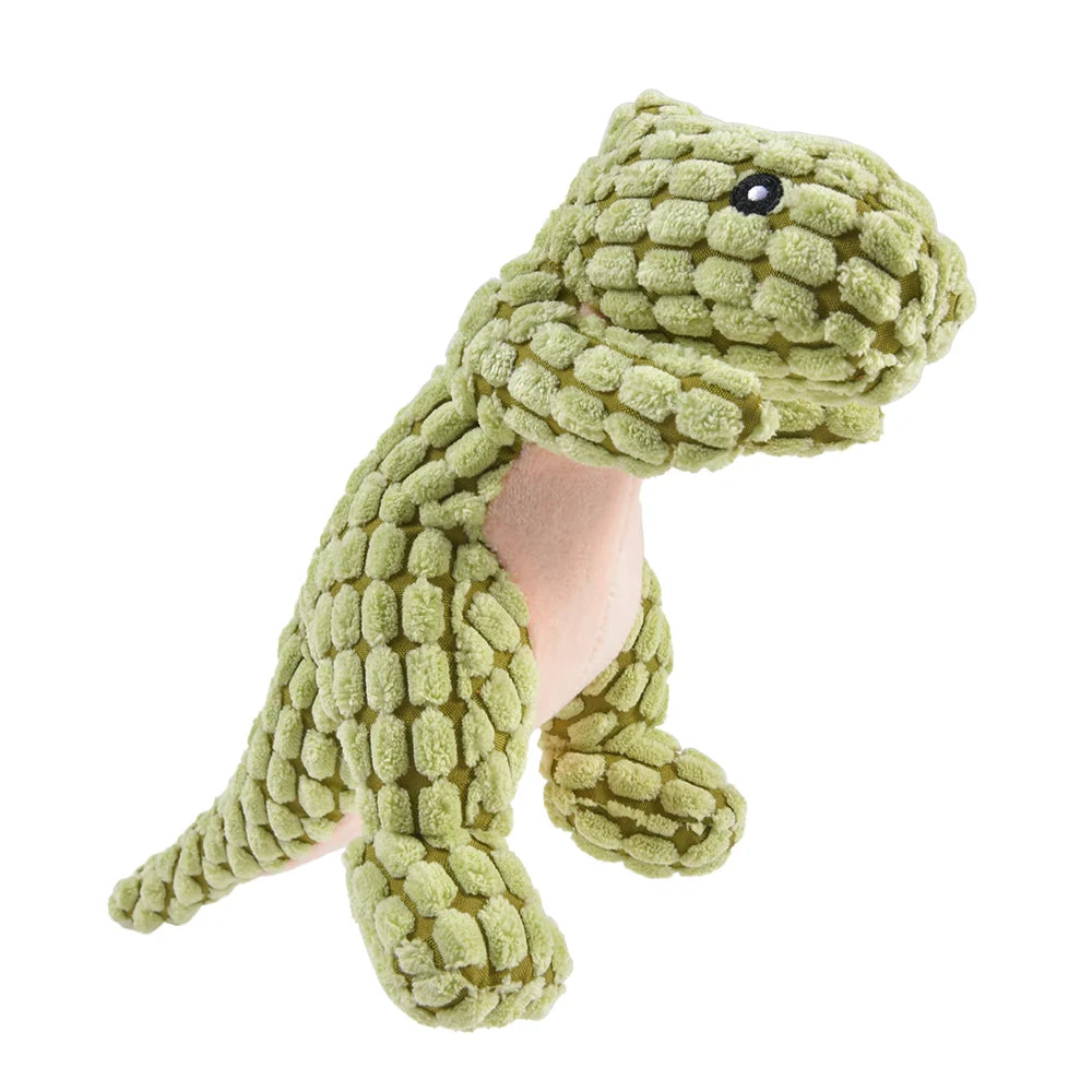 Dinosaur plush toys for dogs and cats