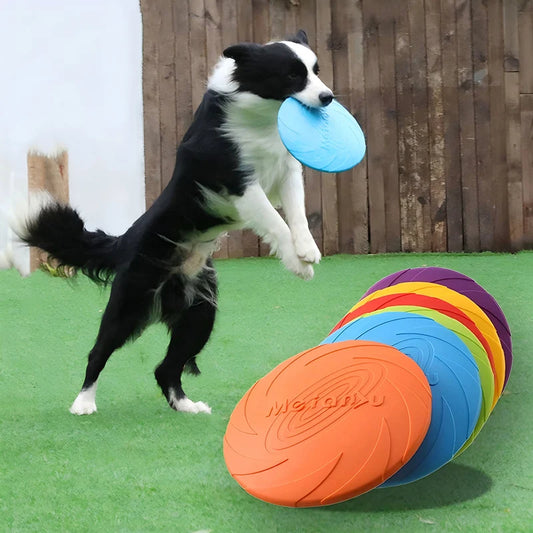 Multifunctional silicone flying saucer toys